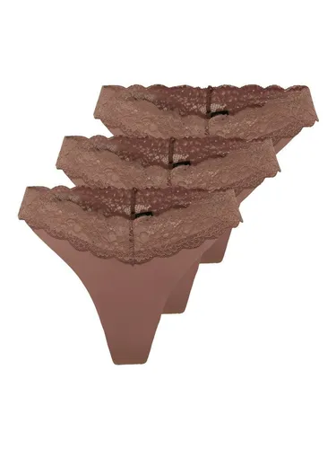 ONLY Onlchloe Lace S.S Thong 3-Pack Acc Noos