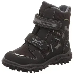 Superfit Husky Boots schwarz/grau (0600) 36 - Wanderschuhe für Kinder, vegan und wasserdicht durch GORE-TEX Membran, ideal für Outdoor-Abenteuer bei jedem Wetter.