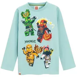 Fashion UK Langarmshirt Ninjago Shirt blau 104