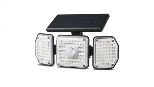 Solarna lampa LED z czujnikiem ruchu Maclean IP65, 4W, 320lm, 4000K, Li-ion 1200