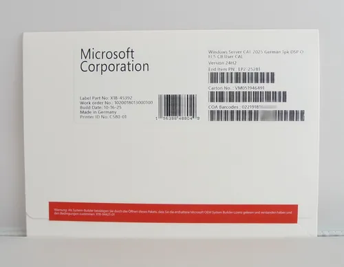 Produktbild Windows Server 2025