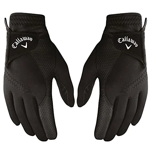 Callaway Thermal Grip Golfhandschuhe, Groß, Schwarz