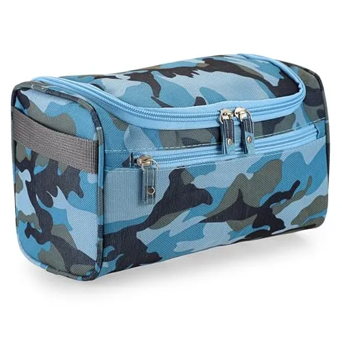 IGNPION Hängende Kulturbeutel für Männer (Tarnung Blau)