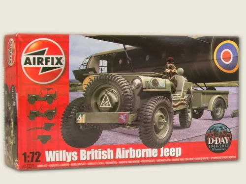Willys Jeep, Trailer and 75MM Howitzer / 1:72 - Airfix