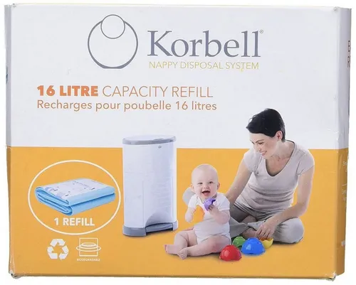 Korbell Windeleimer 15 Liter 1er Pack