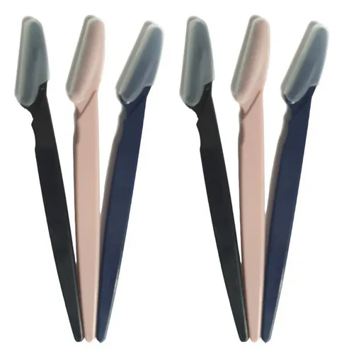 Spectrum Augenbrauenrasierer Augenbrauen-Rasierklingen 6 Stück, 3er Set, 6-tlg., 3er Set