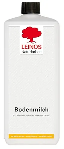 LEINOS Bodenmilch 920 | 1,0 Liter | Pflegemittel für geölte, gewachste & lackierte Böden | Holz, Kork & Linoleum | schmutzabweisend, antistatisch & seidenglänzend