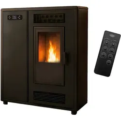 Luft-Pelletofen Slim Astral 12,2 kW Schwarz Sannover