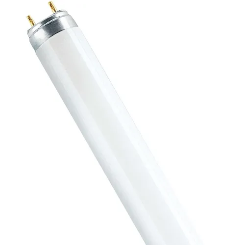 Osram T8 G13 Lumilux Leuchtstoffröhre 150cm 58W Warmweiß - Dimmbar und energieeffizient, ideal für vielseitige Beleuchtungslösungen. Farbtemperatur von 2700K sorgt für angenehm warmes Licht.