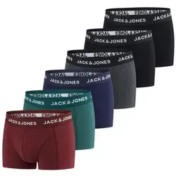 Jack & Jones Boxershorts Herren Retroshorts 6er Pack von Jack & Jones