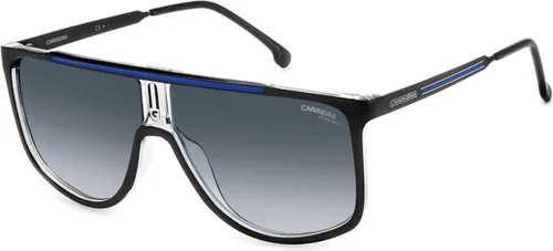CARRERA Herren 1056/S Sonnenbrille, D51 - Sportbrille in Black/Blue Shaded, Größe 61/11/145, mit 2 Jahren internationaler Garantie für optimalen Schutz und Stil beim Sport.
