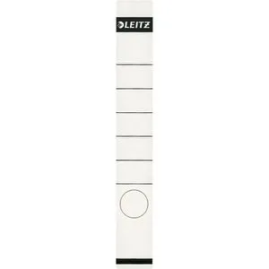 Leitz 1648 weiß 39 x 285mm Ordner Rückenschilder, 10 Stück