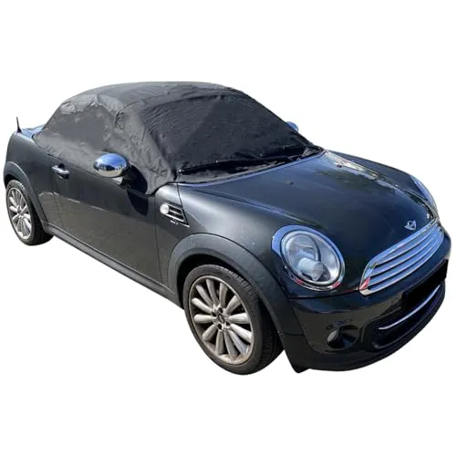 Halbabdeckung kompatibel mit EIN Mini Roadster (R59) für Außen Berlin Schwarz
