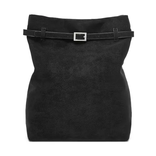 Miss Lulu Damen Handtasche Schultertasche Groß Umhängetasche aus Wasserdichtes Weiches PU für Arbeit Schule Einkauf