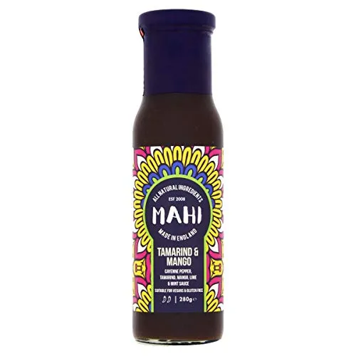 MAHI Tamarind Mango Sauce, 280 g – Süßlich-sauer, Glutenfrei, Vegane Gillsauce für BBQ, Fleisch, Fisch & Gemüse