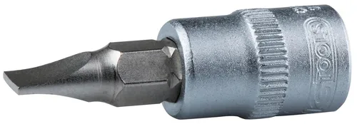 KS Tools 911.1420 1/4'' Bit-Stecknuss Schlitz, 7mm