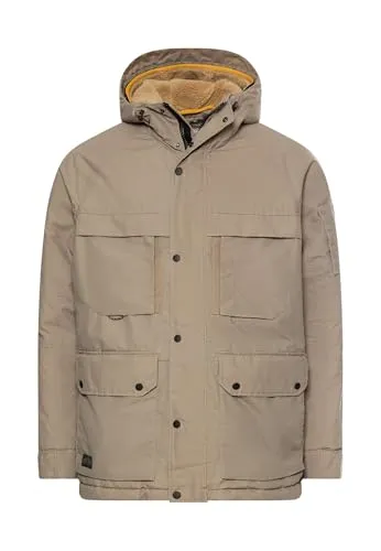 camel active Outdoorjacke beige XXL (56) - Funktionsjacke aus 100% Polyester, ideal für Outdoor-Aktivitäten, pflegeleicht und warm, perfekt für Abenteuer in der Natur.