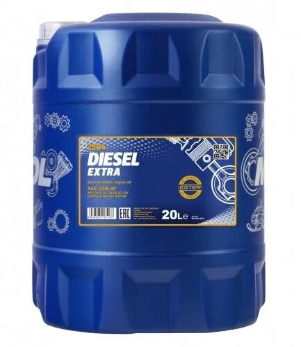 Mannol 7504 Diesel Extra 10W-40 Motoröl 20l in braun von MANNOL