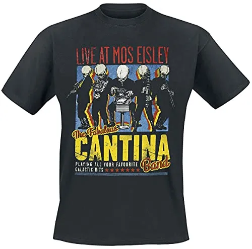 Star Wars Cantina Band On Tour Männer T-Shirt schwarz XXL von Star Wars
