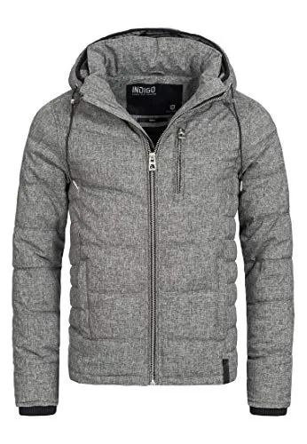 Indicode Winterjacke Circus mit abnehmbarer Kapuze blau M - Funktionsjacke in Blau, ideal für die kalte Jahreszeit. Die abnehmbare Kapuze bietet Flexibilität und der Regular Fit sorgt für hohen Tragekomfort.