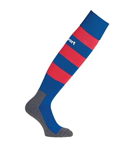 uhlsport Herren Socken Team Pro Essential Stripe Socken, azurblau/Rot, 37-40, 100610003