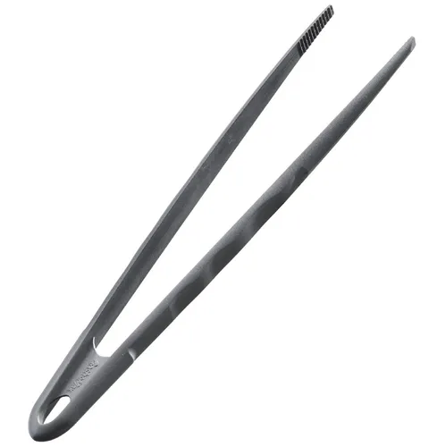 GastroMax Küchenzange geriffelte Innenseite schwarz