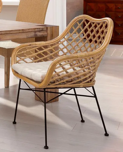 Home affaire Rattanstuhl beige