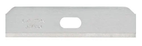 SKB-7/10B - Pack de 10 cuchillas trapezoidales 50x125x04 mm plateadas