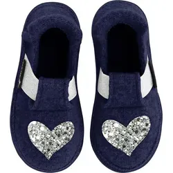 Nanga 2.0 Kinder Hausschuh I Heart U EUR 24 - 24 - Bequeme Kinderhausschuhe aus 100% natürlichen Materialien, ideal für drinnen. Mit rutschfester Naturkautschuksohle und gepolsterter Innensohle für hohen Komfort und Stabilität.