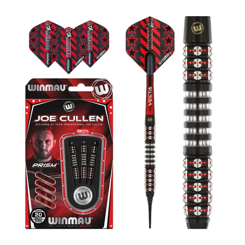 Winmau Darts Joe Cullen Ignition Series Softdart 20g - Pfeile mit Wolfram-Material für optimale Präzision und Haltbarkeit, ideal für ambitionierte Spieler.