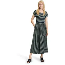 Betty Barclay Damen Jerseykleid Kurzarm 46, Dark Blue/Green in blau von Betty Barclay