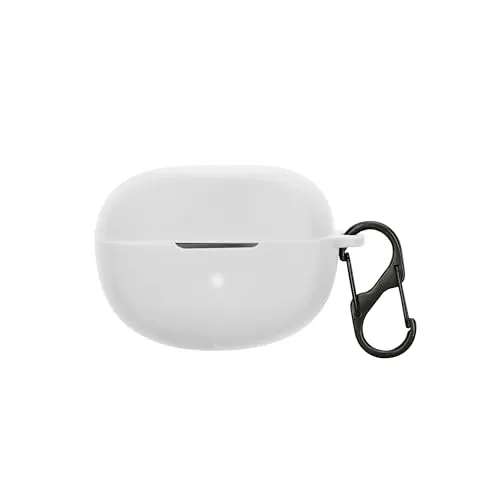 kwmobile Hülle kompatibel mit Bose Ultra Open Earbuds Kopfhörer - Silikon Schutzhülle Etui Case Cover Schoner in Weiß