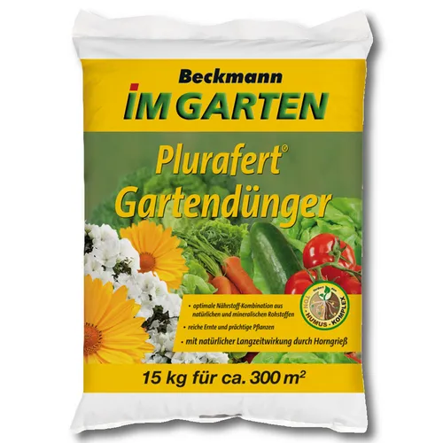 Beckmann Plurafert Gartendünger 15 kg von Beckmann im Garten