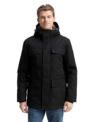 TOM TAILOR Outdoorjacke 1046981 - Wasserdichte Funktionsjacke mit abnehmbarer Kapuze, ideal für wechselhaftes Wetter und aktive Freizeitgestaltung.