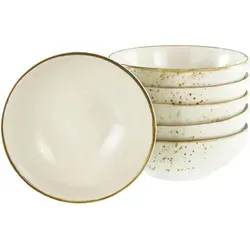 Creatable Müslischale Nature Collection Creme 6-teilig in weiß von CreaTable