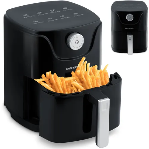 BERDSEN Fettfreie Heißluftfritteuse mit Timer