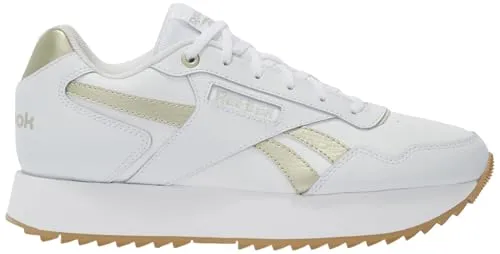 Reebok Glide Ripple Double Damen-Sneaker - Stylische Damen-Sneaker mit Leder- und Synthetik-Obermaterial, gepolstertem Schaft und Luxcomfort-Einlegesohle für ultimativen Tragekomfort.