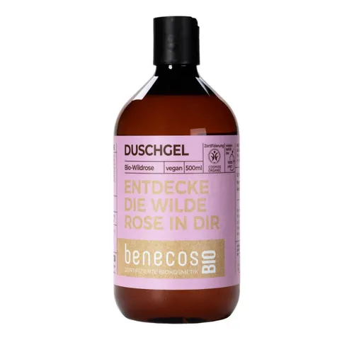 Benecos Duschgel Wildrose - Duschgel 500ml