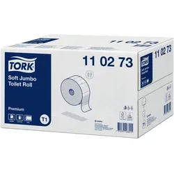 TORK Jumbo-Toilettenpapier T1 Premium Soft in weiß von Tork