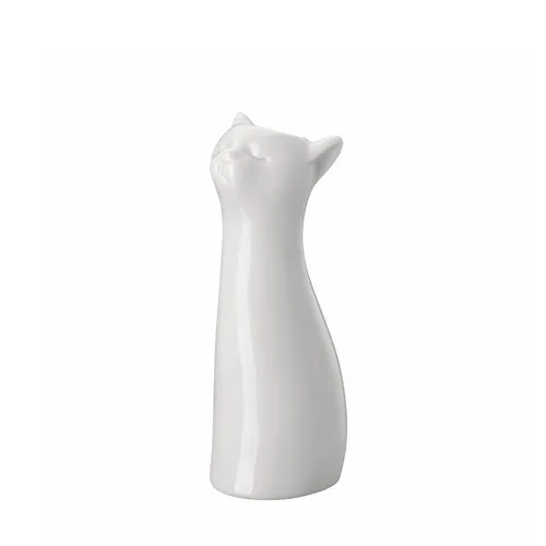 Hutschenreuther Katzen Vase 14 cm - Elegante Porzellanvase mit Katzenmotiv, 14 cm hoch – ideal für Tierliebhaber und als stilvolle Dekoration.