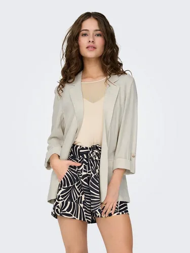 Produktbild ONLY Longblazer ONLSIESTA 3/4 OPEN LINEN BL BLAZER TLR grau 40