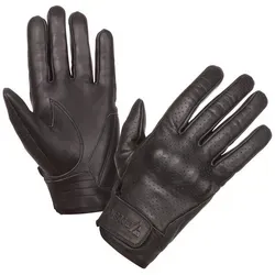 Modeka Hot Classic Motorradhandschuhe - Leder schwarz - Motorradhandschuhe aus perforiertem Rindleder für optimalen Tragekomfort und Sicherheit mit integrierter Knöchelschale. Ideal für stilbewusste Biker.