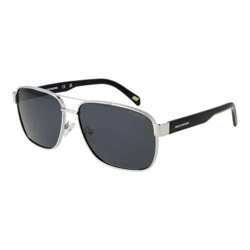 Skechers Sonnenbrille SE6160 10D 63 für Herren - Sportbrillen mit polarisierten Gläsern für optimalen UV-Schutz, ideal für aktive Männer, inklusive original Etui.