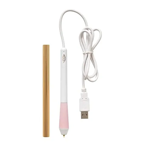 We R Memory Keepers Foil Quill Fine Tip Freestyle Pen, Heißstift mit Feiner Spitze, USB-Anschluss, 1 Folienrolle Gold zum Freihand Zeichnen, Beschriften und gestalten von Karten, Deko und Scrapbooks