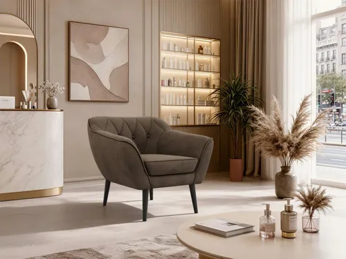 MKS MEBLE Sofa PIRS 1-Sitzer – Skandinavisches Design mit Gesteppter Polsterung - Kompakter 1-Sitzer mit 80 cm Breite und 75 cm Höhe, ideal für Wohnzimmer oder Büro. Hochwertige Materialien garantieren Stabilität und Langlebigkeit. Wählen Sie die Fußfarbe für individuelle Gestaltung!