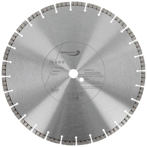 Diamant-Trennscheibe Beton Laser 400 mm x 25,4 mm Granit PRODIAMANT Premium
