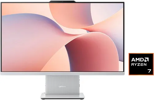 Lenovo IdeaCentre AIO 27AKP10 mit Ryzen 7 und 16GB RAM - All-in-One Desktop-Computer mit leistungsstarkem AMD Ryzen 7 Prozessor, 16 GB RAM und 1 TB SSD für schnelles Arbeiten und Multimedia-Erlebnisse.