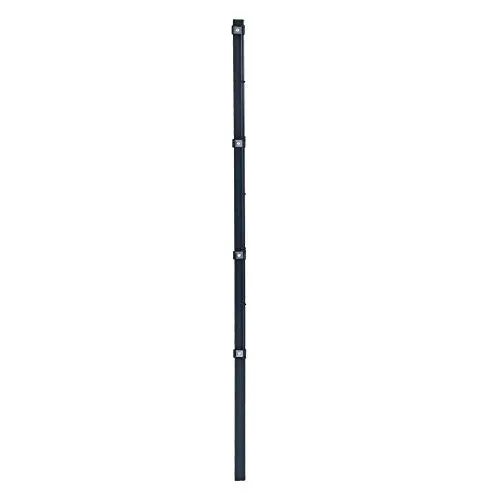Pfosten für Doppelstabmattenzaun 170 cm - Anthrazit RAL 7016 - Hochwertiger Pfosten für Doppelstabmattenzaun, ideal für stabile Zaunlösungen. Pulverbeschichtet und wetterbeständig, perfekt für individuelle Gartenprojekte.