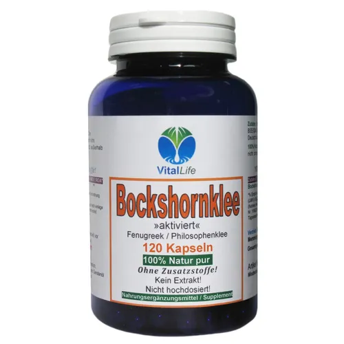 Bockshornklee aktiviert 120 Kapseln Fenugreek Natur Pur Ohne Zusätze