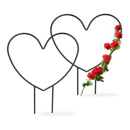 Rankhilfe herz Kletterhilfe für Topfpflanzen stabil 150 g Rankhilfe für Pflanzen